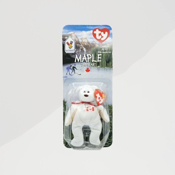 Maple The Bear 1999 McDonald's Ty Beanie Baby With Rare Errors 1993, OakBrook - Picture 1 of 2
